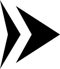 black arrow and cursor icon, symbol navigation web design button, mobile apps, interface sign