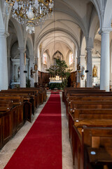 Fototapeta na wymiar église Sainte-Foy de Mirmande dans la Drôme