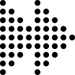 black arrow and cursor icon, symbol navigation web design button, mobile apps, interface sign