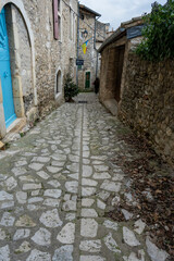 Fototapeta na wymiar Village médiéval de Mirmande dans la Drôme