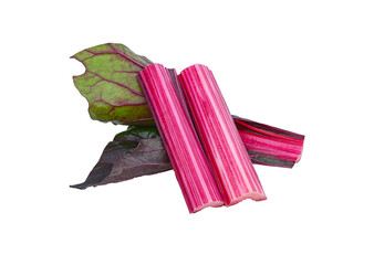 Swiss Chard isolated on transparent png