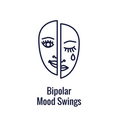 Bipolar Disorder or Depression BP Icon Set Mental Health Icons