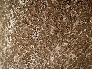 The texture of the stone. Macro photo. Rough wall texture.