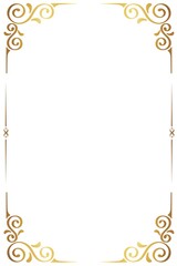 Simple and floral frame and border