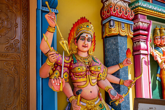 December 1st 2022 Murti Statues at Thirukovil Pavillon Cap-Malheureux Mauritius