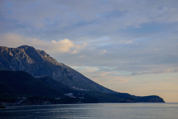 Fototapeta na wymiar Mountains, sea and sky of Montenegro