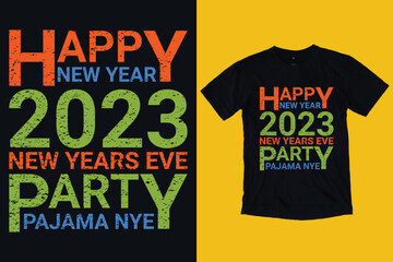 Happy New Year T-Shirt Design 