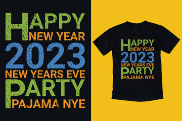 Happy New Year T-Shirt Design 