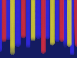 digital three colors vertical dots line painting background