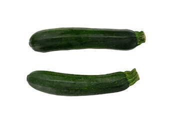 Zuchini isolated on the white background.
