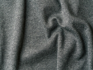 Gray cotton jersey fabric texture