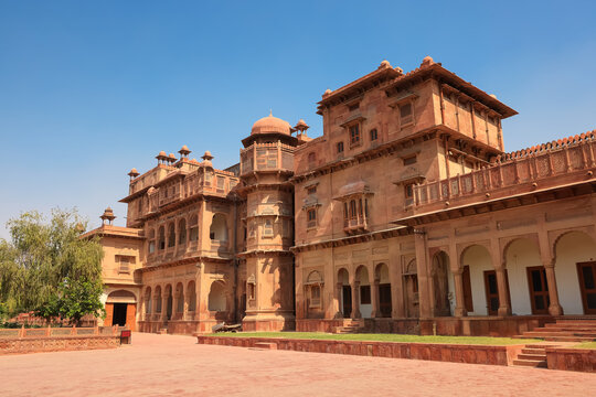 Historic Junagarh fort in Bikaner, Rajasthan, India built in 1594.