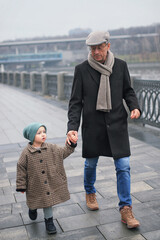 grandfather and grandson