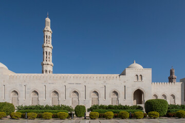 The Grand Mosque in Muscat in Oman