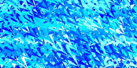 Dark blue vector background with triangles.