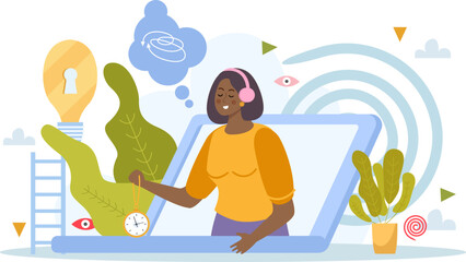 Hypnosis Therapy Counseling Composition