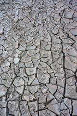 Morocco. Ait Ben Haddou. Global warming. Parched earth