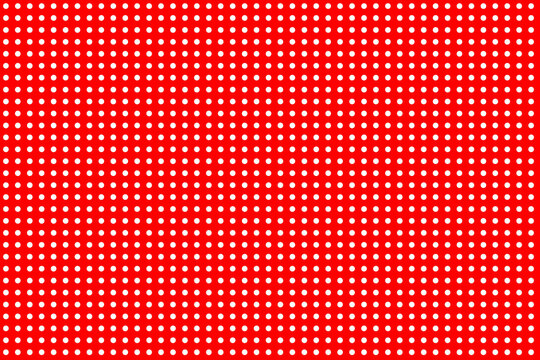 Seamless Large Texture of polka white dot pattern on red abstract background with circles. Suitable for textile, packaging, postcards, Wallpapers, banners. Colorful Christmas material for gifts