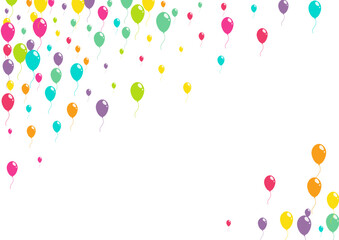 Cute Inflatable Balloon Vector  White Background.