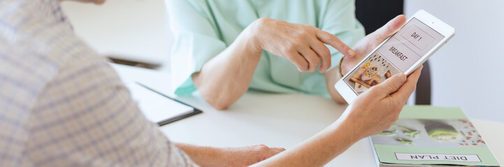 Showing the application