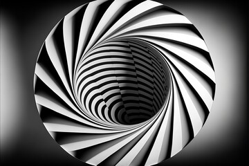 Optical illusion inspired art