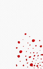 Pink Rose Falling Vector Transparent Background.