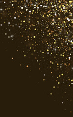 Gold Dust Glamour Vector Luxury Background. Paper