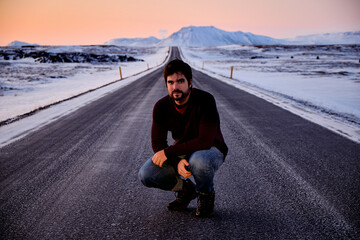 Trip to Island with beautiful landscapes, snow, ice, glaciers, volcanos and amazing waterfalls