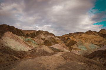 Fototapeta na wymiar Cloudy Death Valley