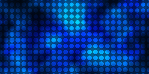 Light BLUE vector pattern with circles.
