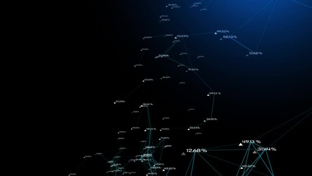 sfondo, collegamenti, numeri, network

