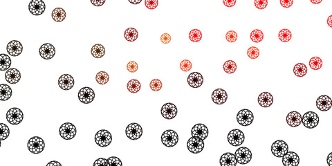 Light Orange vector backdrop with dots.