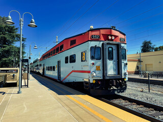 train on the railway