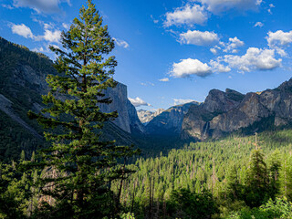landscape with sky at Yosemite