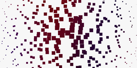 Light Blue, Red vector background with rectangles.