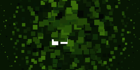 Light Green vector pattern in square style.