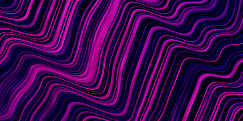 Dark Purple vector texture with curves.