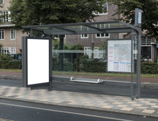 Bus stop outdoor