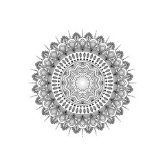 Creative luxury geometric mandala pattern design
