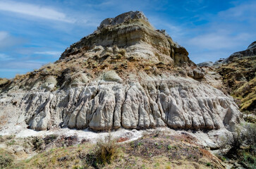 Large hoodoo rock formation