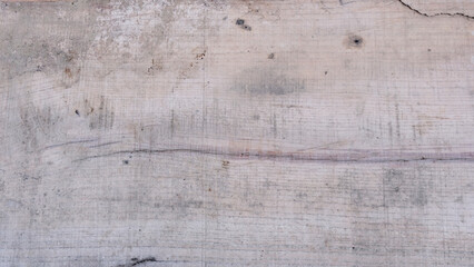 Fondo de madera rústica de color claro, dañada y sucia con textura rugosa con líneas y agujeros  con copy space