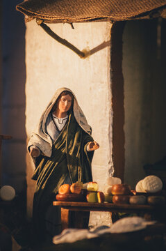 Escenas De Un Portal De Belén .
Decoracíon Navideña Cristiana