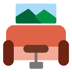 Sofa Flat Icon