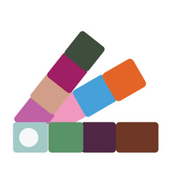 Color Catalogue Flat Icon