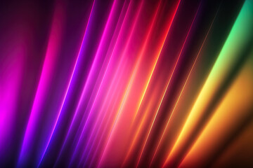 gradient of neon colors. Abstract moving backdrop with blur. Screen saver, neon color, ambient graphic design, and a trendy, bright texture. superior illustration. Generative AI