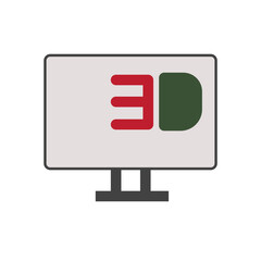 Television Flat Icon