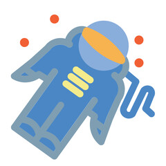 Astronaut Flat Icon