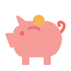Piggy Flat Icon