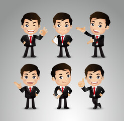 set of businessman