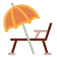 Umbrella Flat Icon